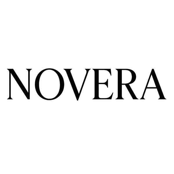Black 'NOVERA' text on a white background